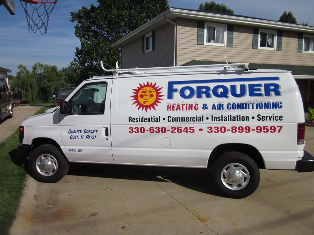 forquer heating and cooling van